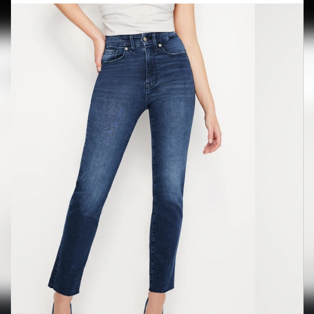 New Good American Classic Straight Jeans 8